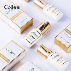 Gollee eyelash glue, 1-2 seconds quick-dry false eyelashes, ultra-adhesive eyelash long-lasting glue, professional use for eyelash salons.