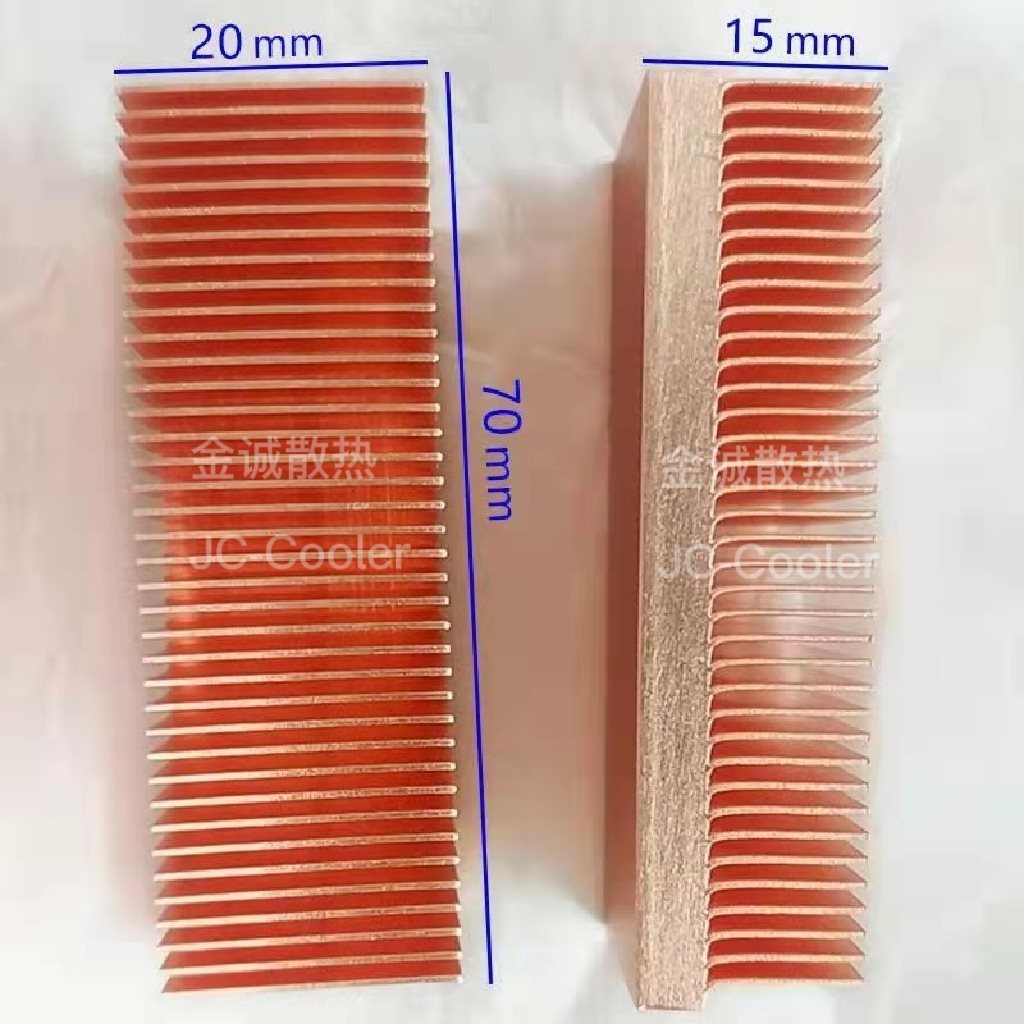 高性能紫铜m.2NVMe固态散热片2280SSD散热器导热片散热贴