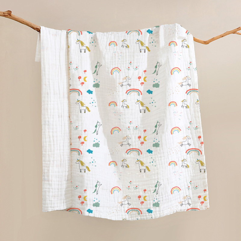 High-density six-layer newborn baby gauze bath towel newborn cotton gauze baby children bath bath towel blanket bag High-density six-layer newborn baby gauze bath towel newborn cotton gauze baby children bath bath towel blanket bag