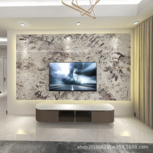 900×1800岩板悬空背景墙岩板批发背景墙白色大理石瓷砖连纹大板