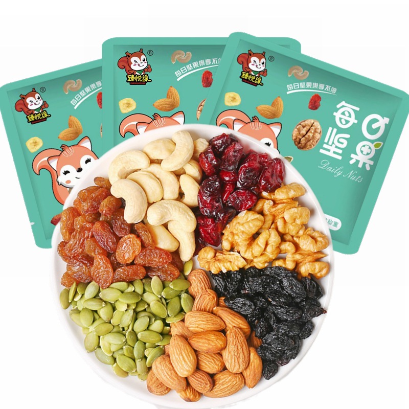 Daily Nut Mix Dried Fruit Pregnant Women and Children Nutritious Snacks Community Live Streaming E-commerce Promotion Wholesale
