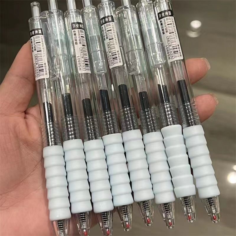 문제 풀이용 펜 - 흰색 바디 [검정색 펜]