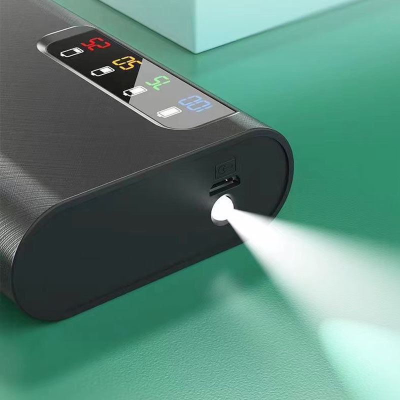 Viajes de oficina portátiles de alimentación móvil inteligente bolsa de visualización digital LED lámpara de carga rápida de 20000 mAh en stock