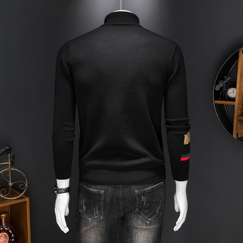 Herren Rollkragenpullover Aus Wolle Für Herbst Und Winter_voghion.com