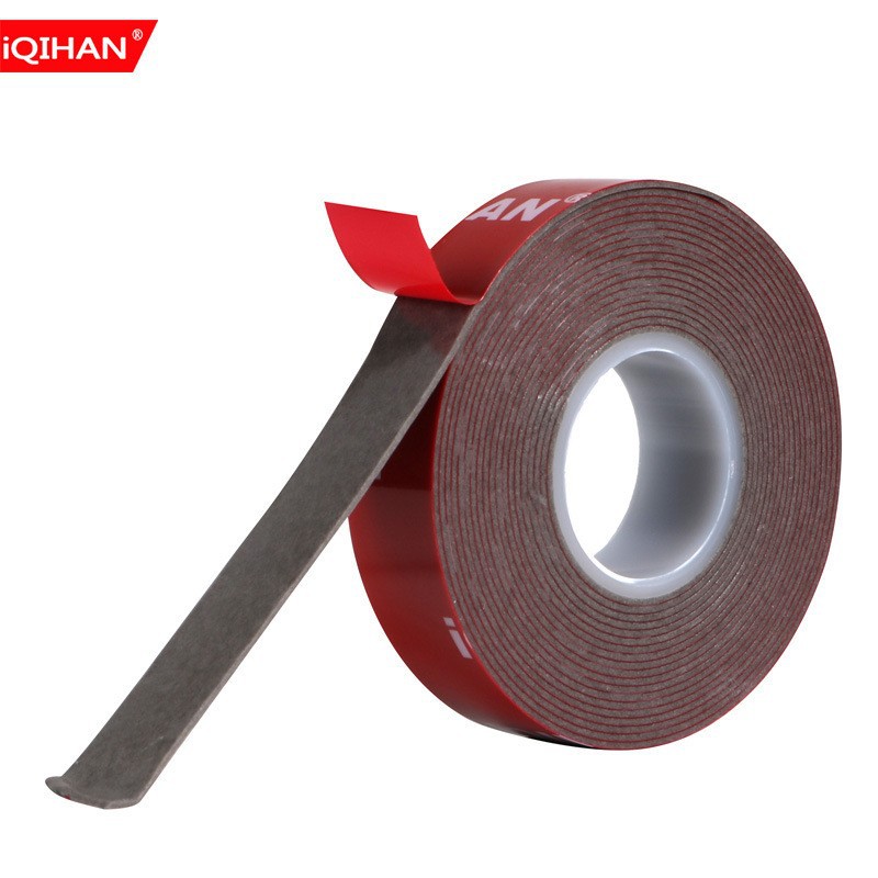 Fuerte resistente a altas temperaturas 0,8mm de espesor acrílico adhesivo de doble cara impermeable marco de fotos de metal transparente cinta adhesiva de doble cara al por mayor