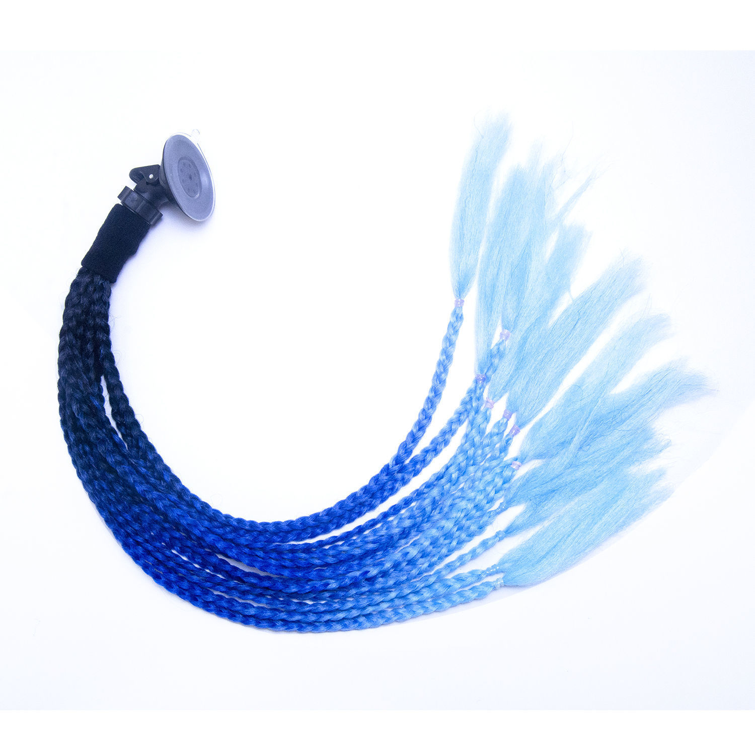 검은 하늘색 스티치