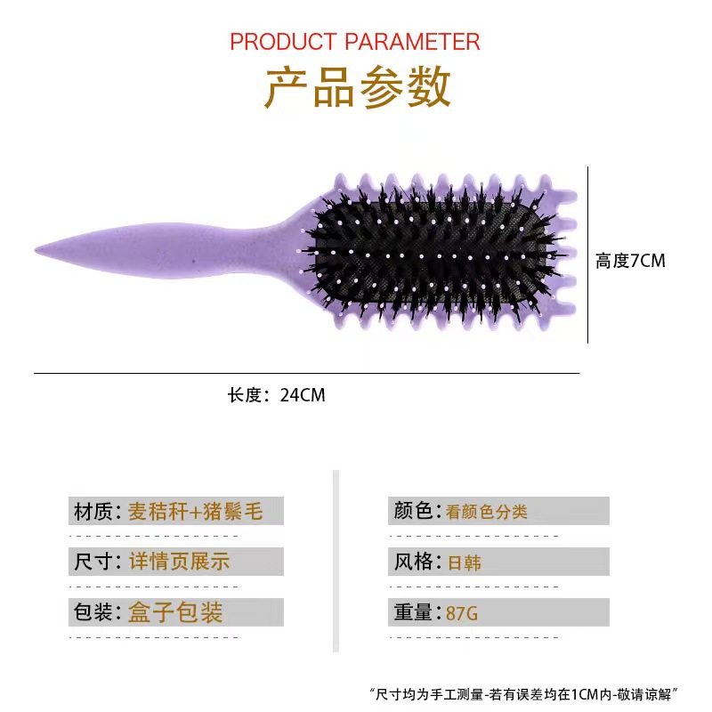 Amazon nuevo estilo doméstico femenino rebote pein de cabello cabello airbag pein de cabello ondas grandes pein de cabello al por mayor