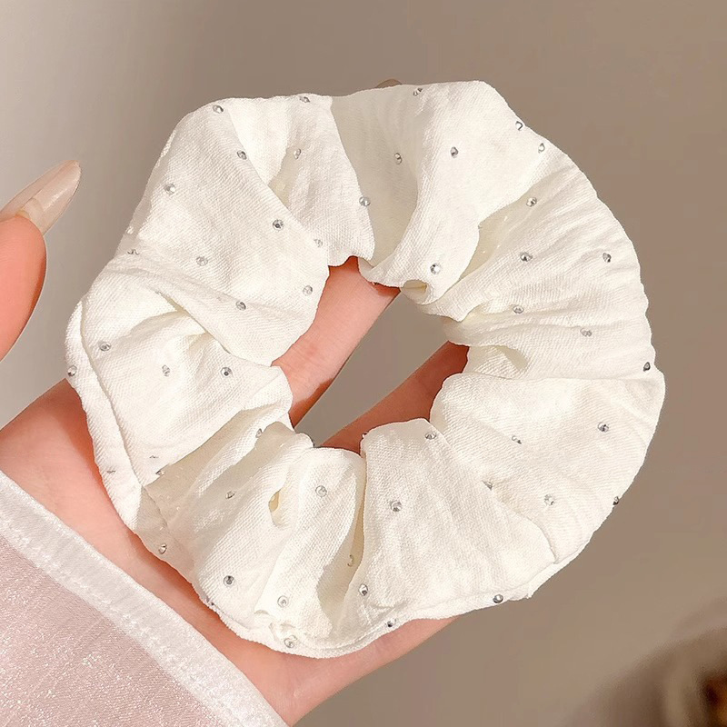 Anillo de cabello perezoso coreano cuerda de cabeza intestino grande niñas de alto nivel de la sensación de cabello de alta elasticidad correa de cabello de cabello super grande