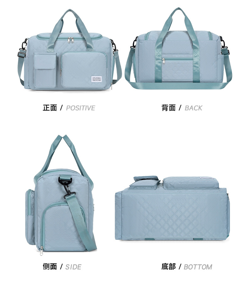 2026 New Style Fashion Outdoor Camping Multifunctional Large Capacity Portable Handheld Cross-Border Hot-Selling Washable Luggage Bag