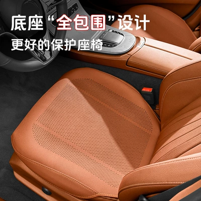 Perforated and Breathable Car Seat — Seat cushion, seat cover
