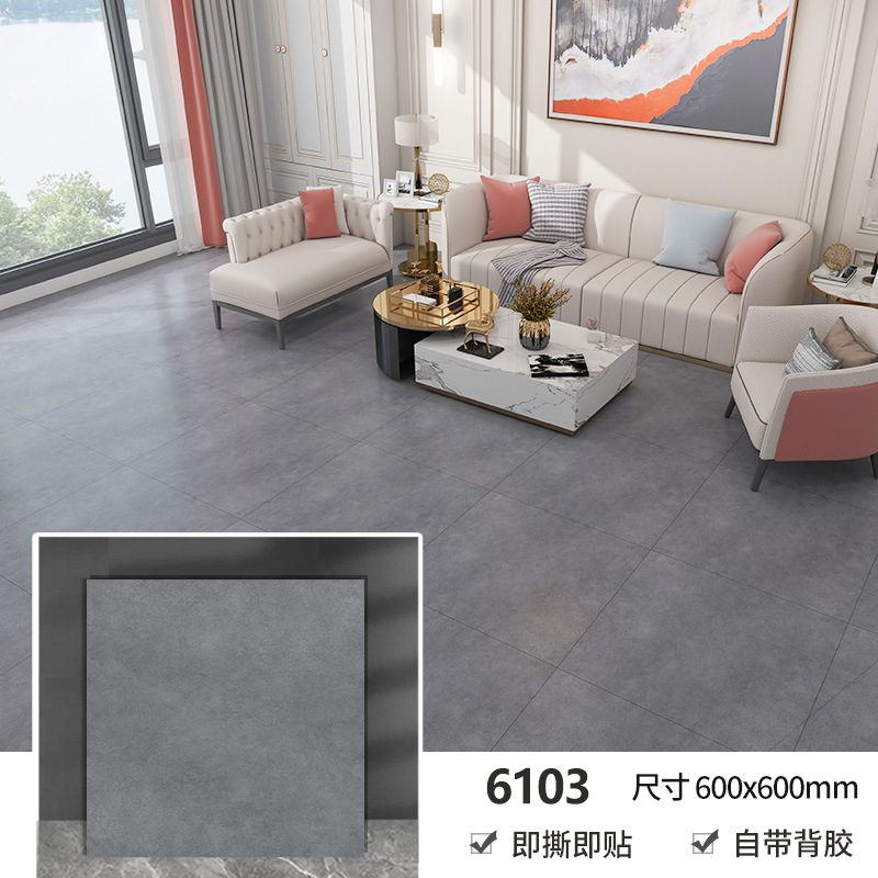 pegatinas de suelo de PVC autoadhesivas renovación doméstica esterradura antideslizante autoadhesiva pegatinas de suelo de azulejos imitables