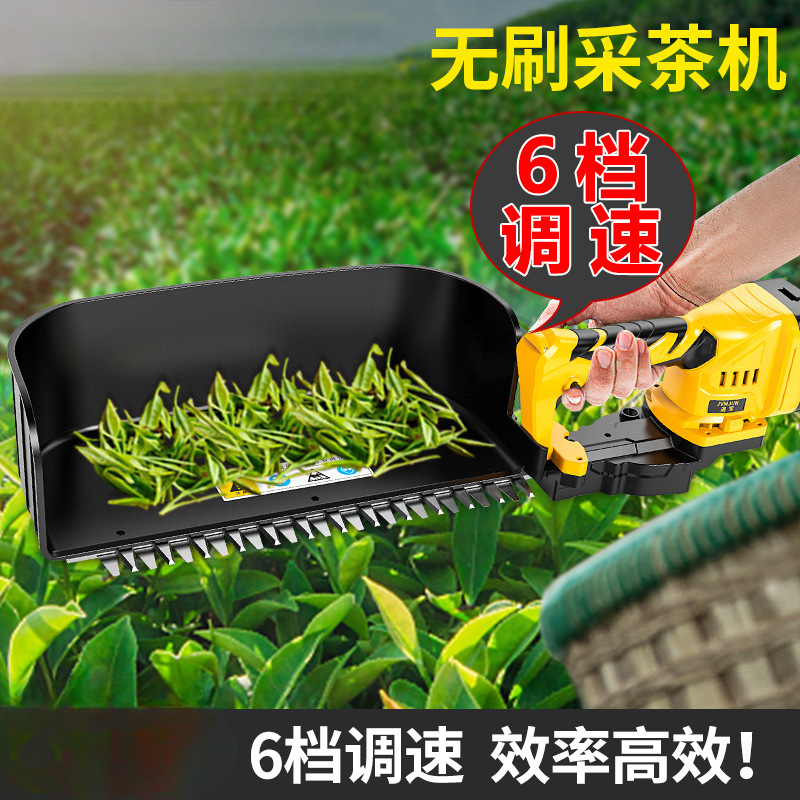 新款电动采茶机充电式茶叶修剪机单人小型采摘机茶树剪茶机摘茶机