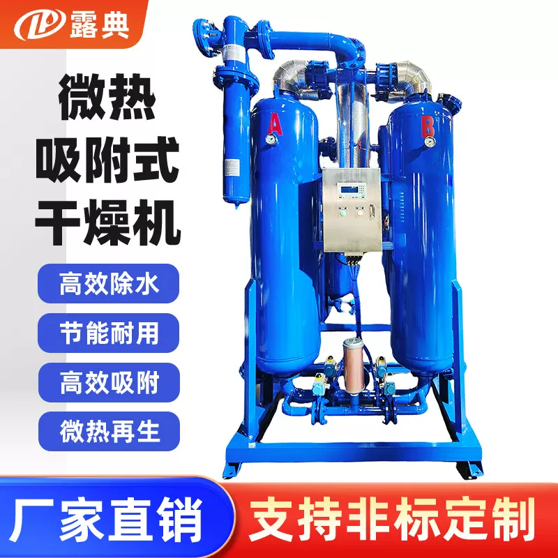 露典22立方撬装式吸附式干燥机空气净化设备高效环保节能吸干机