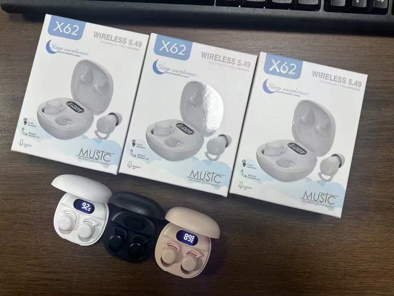 クロスボーダー X62 インイヤーミニスリープ Bluetooth ヘッドセット TWS インイヤースリープ非感覚超長バッテリー寿命真のデジタルディスプレイ|undefined