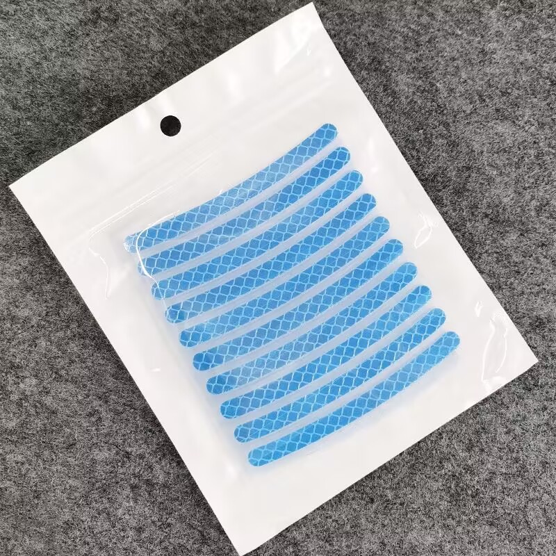 Wheel hub reflective stickers (light blue) 20 pieces