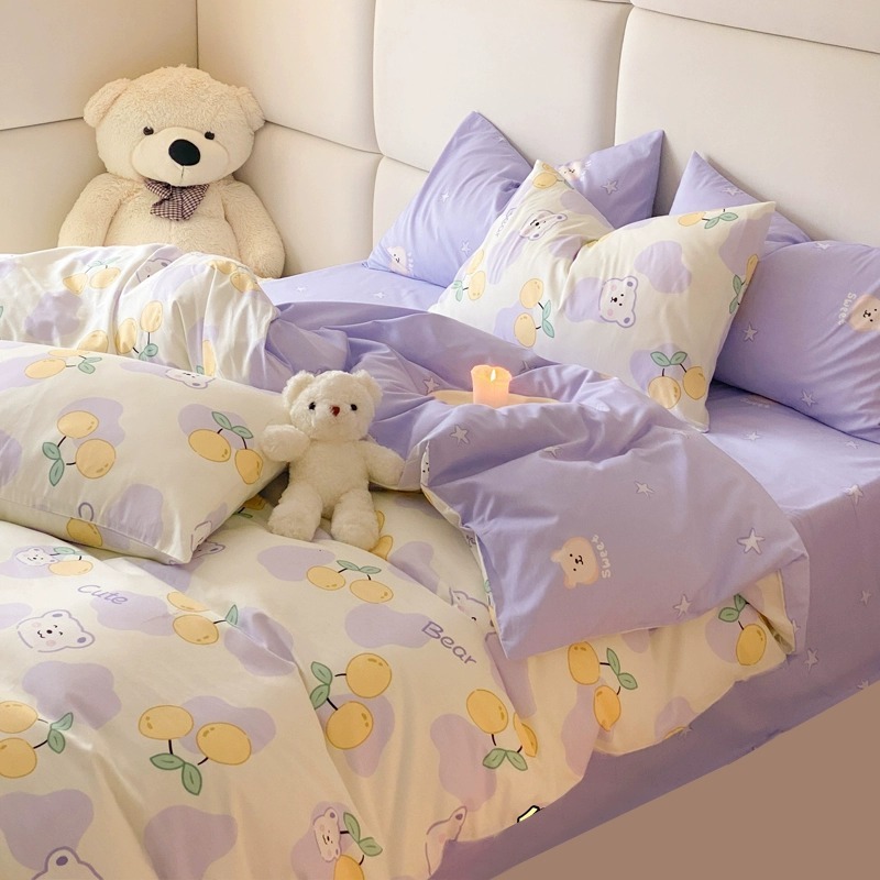 Funda de edredón gruesa de algodón puro pieza individual 100% algodón 150x200X230 funda de edredón cama individual dormitorio de estudiantes de invierno niñas