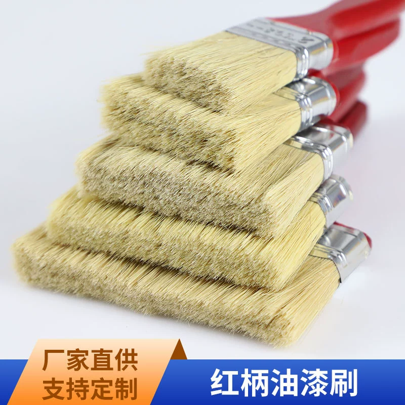 Ручка из красного дерева заточенная шелковая кисть для волос свиньи кисть для краски тонкая кисть для золы без раздвоения Коричневая кисть сосновая ручка