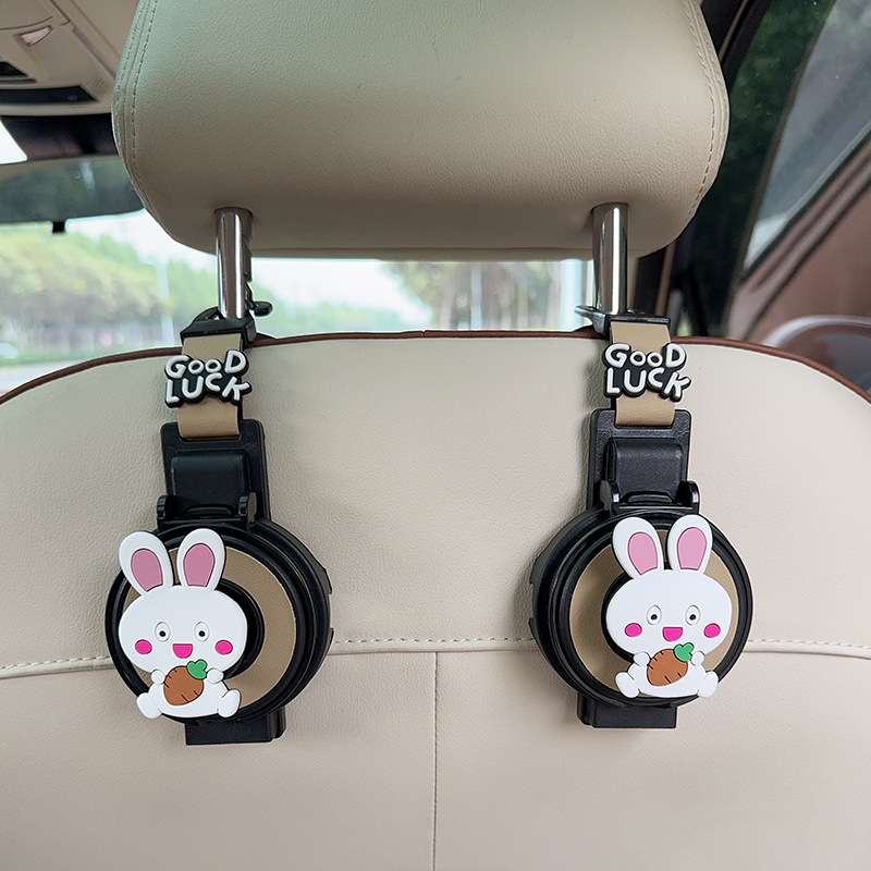 Rear Seat – FAW Car cup holder/beverage holder - cup-holderhook-2-in-1-beige-rabbit-2-pieces