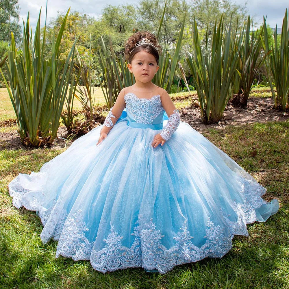 Princess Dress Retro Court Performance Costume For Kids Baby Girls' Evening Gown Catwalk Model Train Birthday Piano Performance_voghion.com