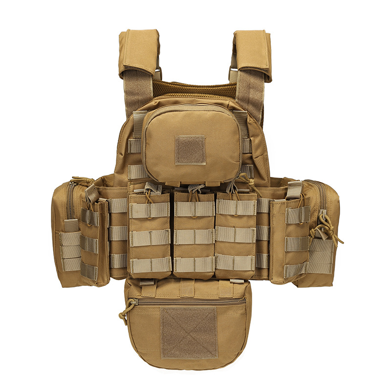 Multifuncional ventilador resistente al desgaste al aire libre chaleco táctico molle sistema expandible chaleco táctico