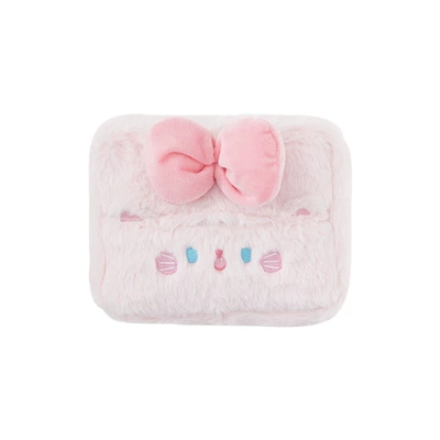 Car tissue box/set, Hanging Paper Box Cute Plush - rabbit-fur-tissue-box-cat