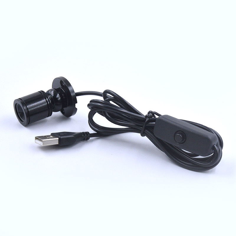 Control remoto Mini proyector 1W proyector en miniatura Gabinete de la mano gabinete modelo de gabinete de color luz USB proyector regulable