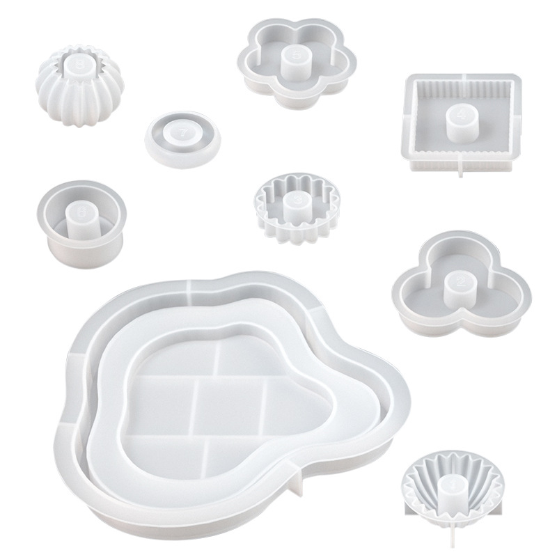 Molde de Silicona para Velas Apilables para Velas Aromáticas image 5