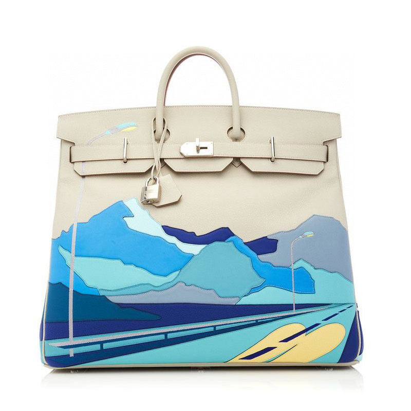 HCA40swift tela de tela para hombres bolsos de mano H casa pura mano cerámica bolsos cosidos 45cm de mano ultra ligero