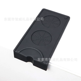 新品咖啡器具压粉垫多功能吧台垫咖啡粉锤底座垫转角防滑垫现货