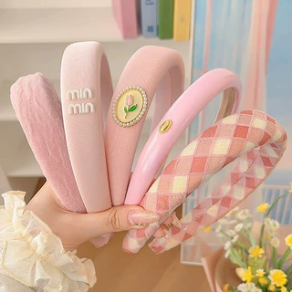高级感发箍女2025新款宽边高颅顶头箍多巴胺彩色压发发卡百搭头饰