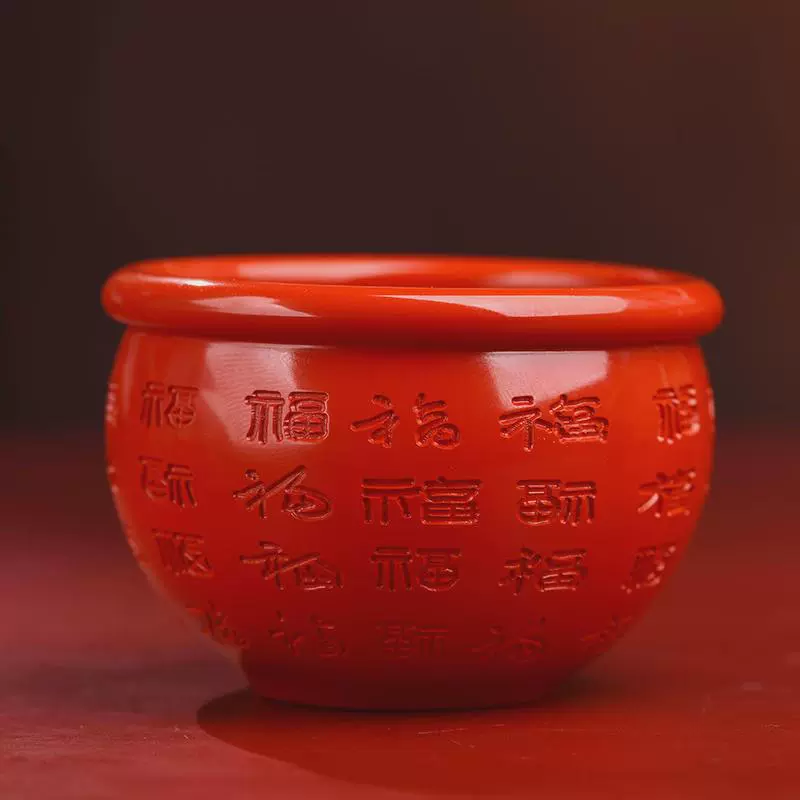 Подходит для декораций смерыца яшмового кераба Baifu, офисы, магазины, рисовый кувшин для привлечения богатства, гостиная, спальня, домохозяйство
