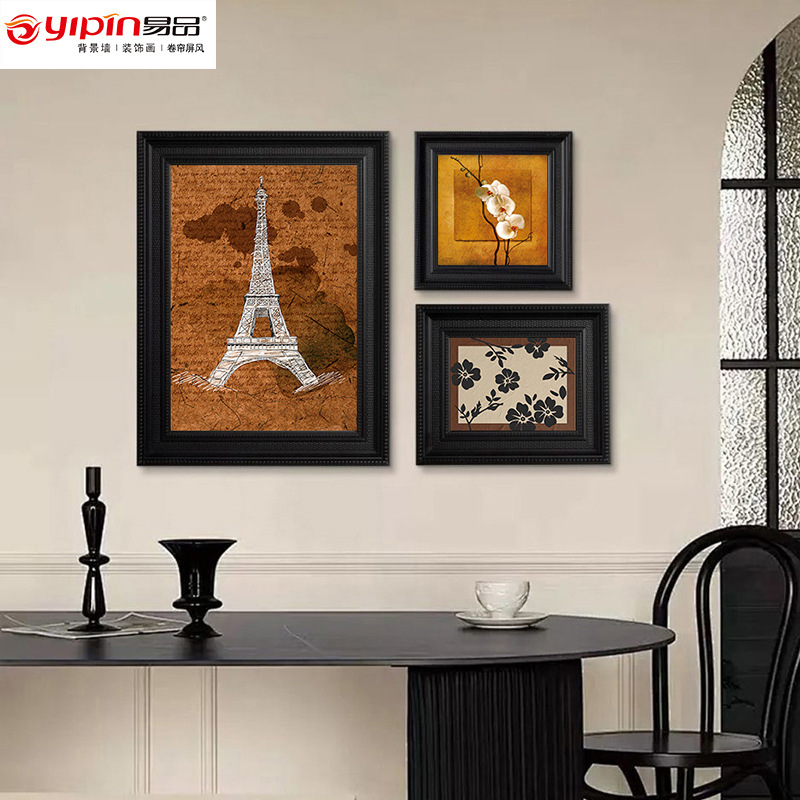 French Art Background Wall Hanging Painting Retro Entrance Decorative Painting B&B Corridor Living Room Bedroom Dining Room Mural Wholesale