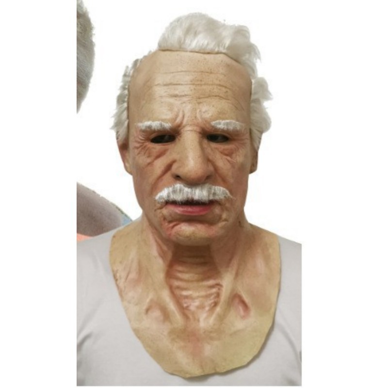 Estación independiente de Halloween nueva Máscara vieja abuela tocado vestir apoyos látex Calvo sombrerería transfronteriza