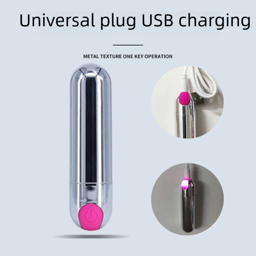 10-frequency mini USB charging bullet vibe vibrator for women, self-pleasing adult novelty product