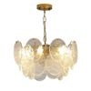 Retro glossy elite ceiling lamp for living room, decorations for bedroom, French retro style, light luxury style