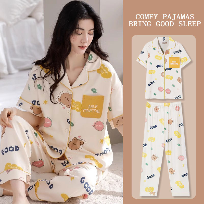 D.M-135 Short-long leaf letters bear shirt