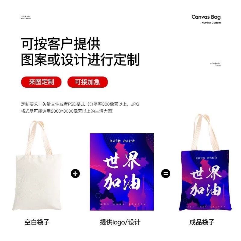 キャンバスバッグカスタム手提げエコバッグショッピングバッグカスタムパターン広告綿布企業キャンバスバッグ印刷ロゴ|undefined