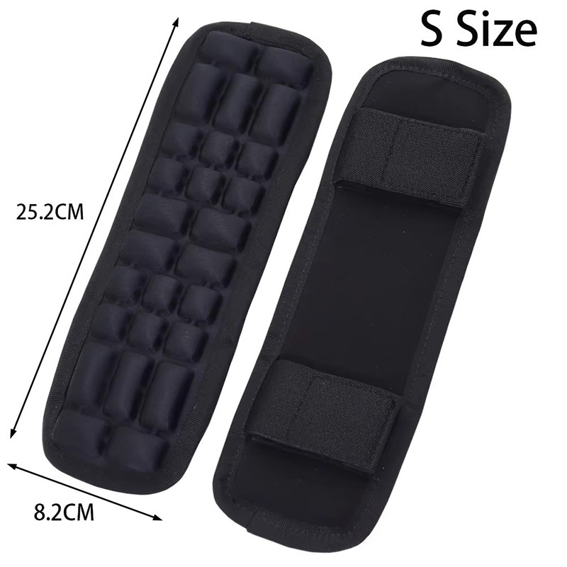 Gravitational non-slip monolithic shoulder pads