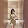 修身圆领新款显瘦连衣裙