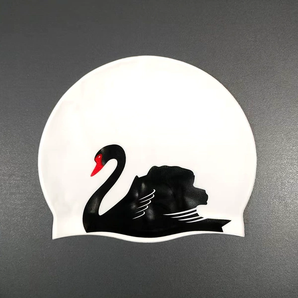 Black swan on white background (55g extra large style)