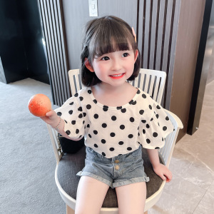 女童夏装网红套装2021年新款女宝宝洋气韩版小童儿童装短袖两件套