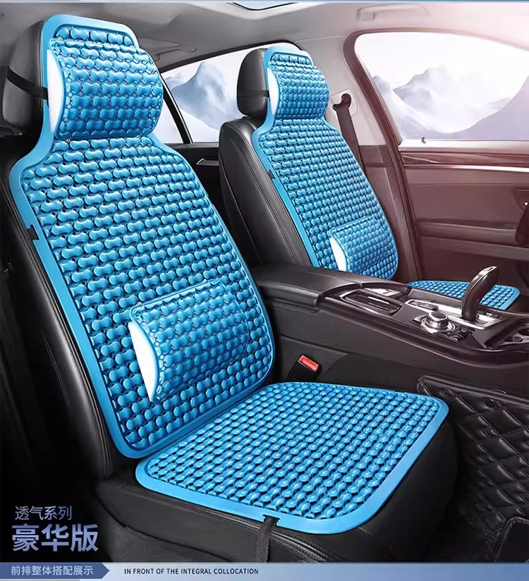 Summer Universal Car Plastic Seat Cushion, Ventilated and Breathable, Suitable for Vans and Large Passenger Trucks, Single-Piece Cooling Seat Pad
