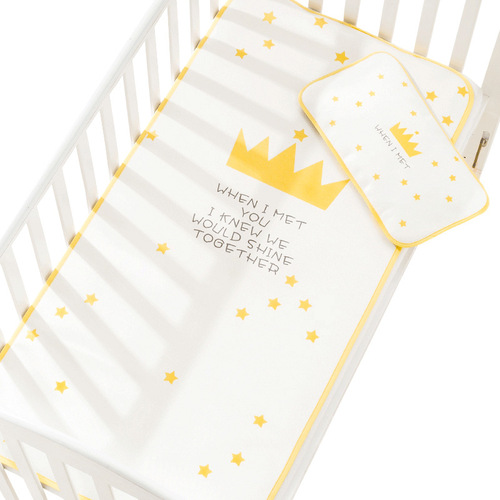 Summer Baby Ice Silk Cooling Mat Newborn Baby Breathable Sweat Absorbent Baby Bed Mat Wholesale