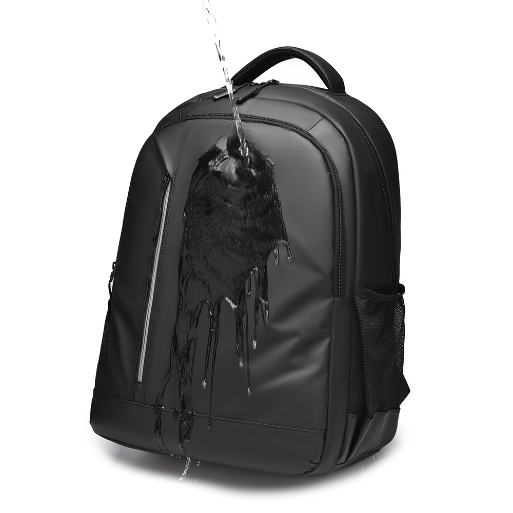 Logo2024 nueva mochila de computadora de gran capacidad para hombre de cercanías, mochila impermeable, mochila de viaje de negocios