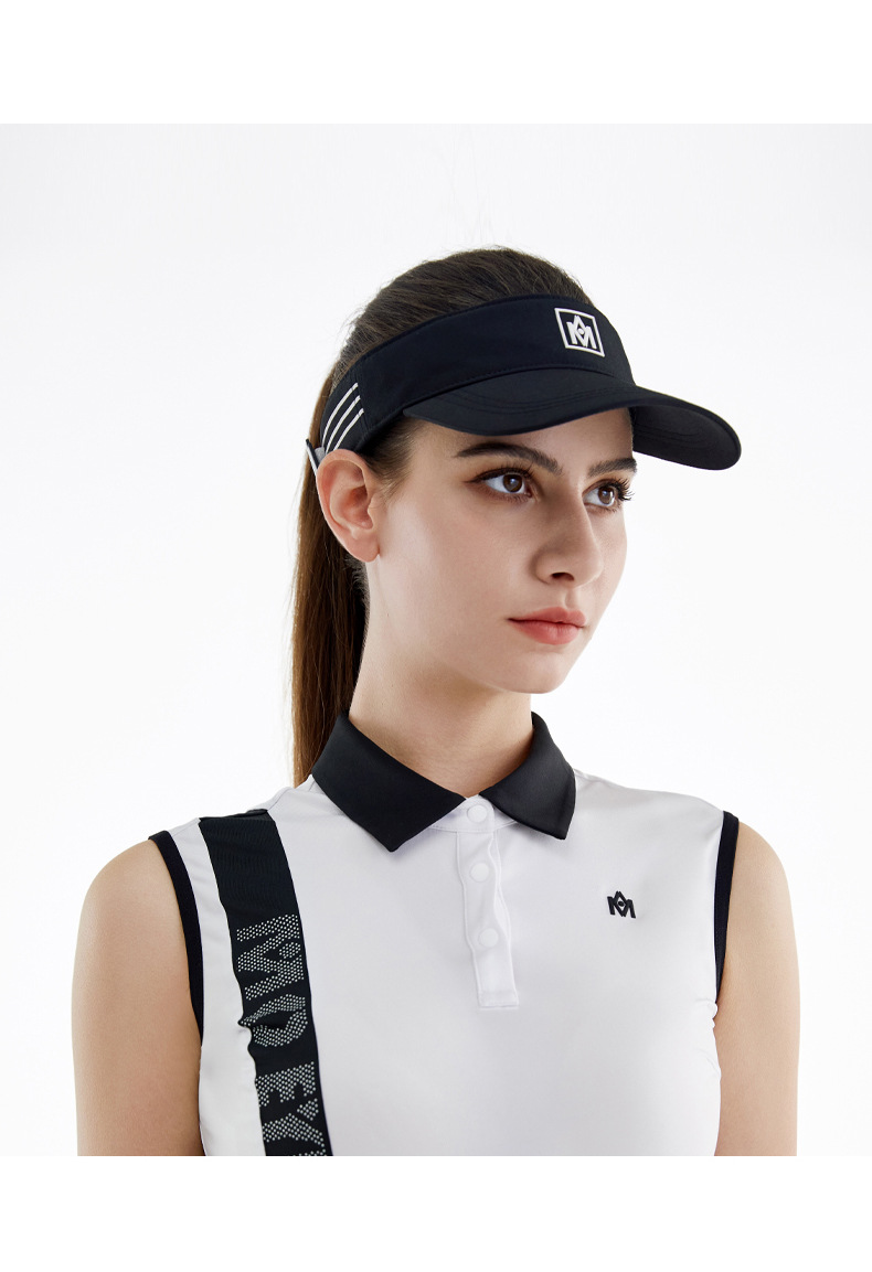 Mũ golf nữ không đầu Moeyes Magic Eye phối màu tương phản, dây hút mồ hôi chống nắng — M23MZ003-Đen Trắng, M23MZ003-Trắng Đen, M23MZ004-màu trắng, M23MZ005-màu trắng chi tiết 50
