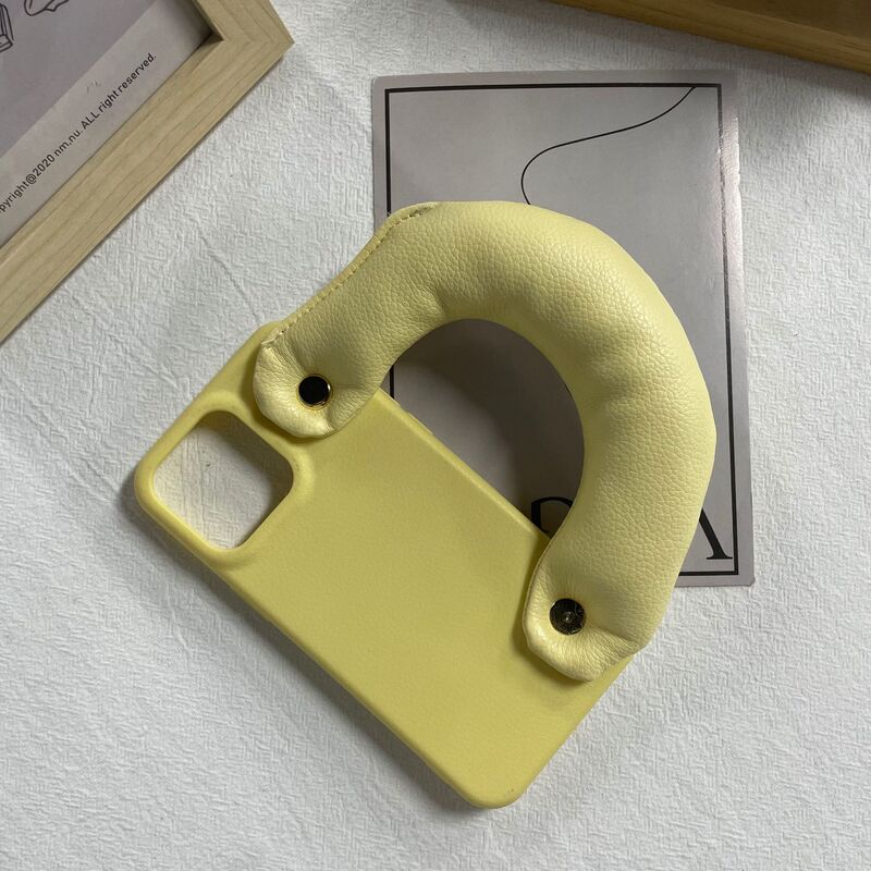 Fashionable cotton wrist strap for Apple 16promax phone case 15pm leather 14 anti-drop 11/12