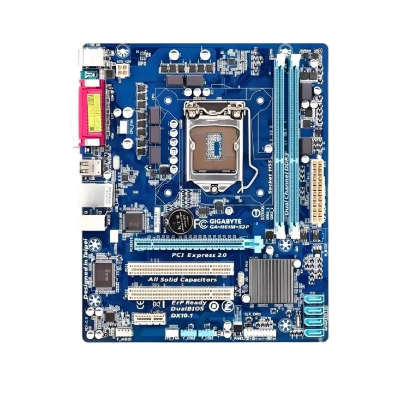 [B75 материнская плата поддерживает DDR3 1155 разъем i3 i5 i7 брендные настольные ПК]