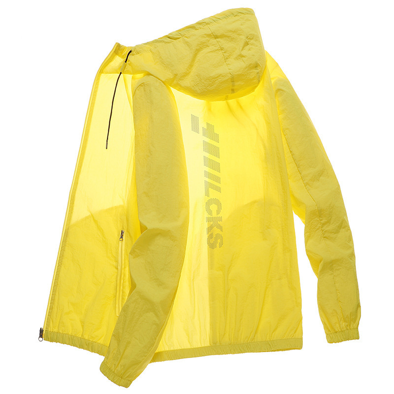 Ropa de protección solar para hombres pescando abrigo delgado de verano hielo ultra delgado transpirable UV piel al aire libre ropa de protección solar para hombres