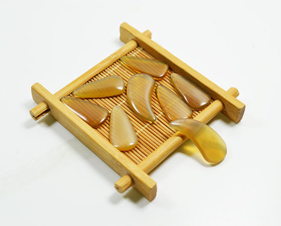 批發訂做牛角古筝指甲溫若妮單面弧成人兒童考級演奏型古筝義甲