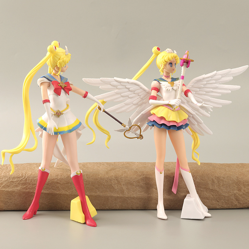 2 hand-held weapons beauty warrior hand-made cartoon wings bow Moon Hare doll toy ornaments 2 hand-held weapons beauty warrior hand-made cartoon wings bow Moon Hare doll toy ornaments